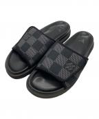 LOUIS VUITTONルイ ヴィトン）の古着「マイアミ ミュール　ダミエ」｜ブラック