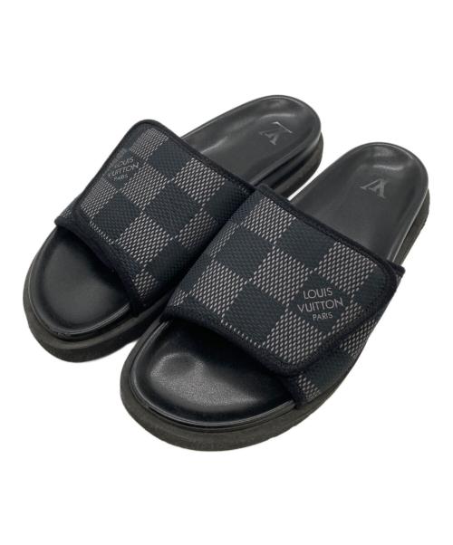 LOUIS VUITTON（ルイ ヴィトン）LOUIS VUITTON (ルイ ヴィトン) マイアミ ミュール　ダミエ ブラック サイズ:27の古着・服飾アイテム