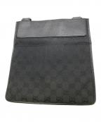 GUCCIグッチ）の古着「ショルダーバッグ グッチシマ」｜ブラック