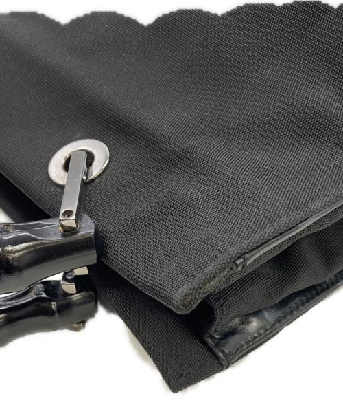 GUCCI（グッチ）GUCCI (グッチ) バンブーハンドバッグ　 ブラックの古着・服飾アイテム