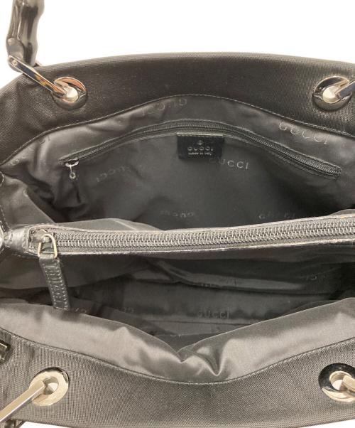 GUCCI（グッチ）GUCCI (グッチ) バンブーハンドバッグ　 ブラックの古着・服飾アイテム