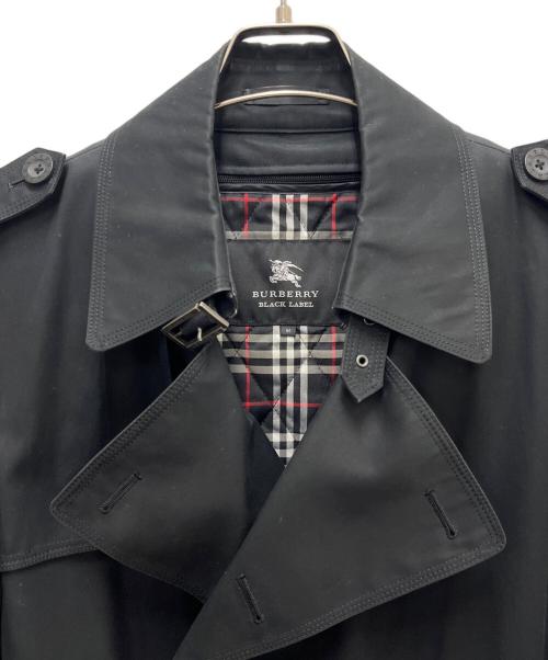 BURBERRY BLACK LABEL（バーバリーブラックレーベル）BURBERRY BLACK LABEL (バーバリーブラックレーベル) ライナー付トレンチコート ブラック サイズ:SIZE Mの古着・服飾アイテム