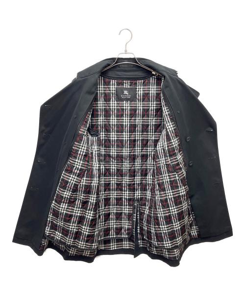 BURBERRY BLACK LABEL（バーバリーブラックレーベル）BURBERRY BLACK LABEL (バーバリーブラックレーベル) ライナー付トレンチコート ブラック サイズ:SIZE Mの古着・服飾アイテム
