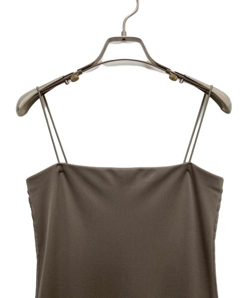 Ron Herman（ロンハーマン）Ron Herman (ロンハーマン) トリアセテート ベアドレス グレージュ サイズ:Sの古着・服飾アイテム