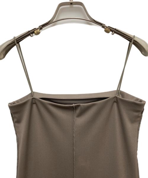 Ron Herman（ロンハーマン）Ron Herman (ロンハーマン) トリアセテート ベアドレス グレージュ サイズ:Sの古着・服飾アイテム