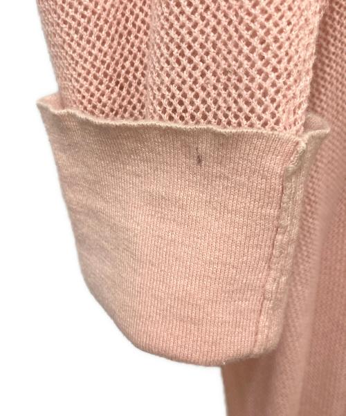 extreme cashmere（エクストリーム カシミア）extreme cashmere (エクストリーム カシミア) カシミヤ混薄手ニット ピンク サイズ:SIZE FREEの古着・服飾アイテム