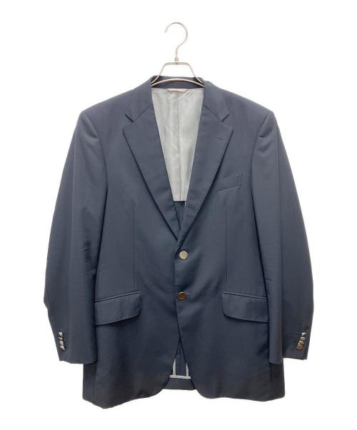 ERMENEGILDO ZEGNA（エルメネジルド・ゼニア）ERMENEGILDO ZEGNA (エルメネジルド・ゼニア) テーラードジャケット ネイビー サイズ:SIZE 100の古着・服飾アイテム