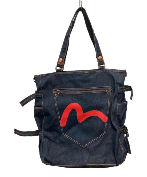 EVISU（エヴィス）EVISU (エビス) デニムトートバッグ インディゴの古着・服飾アイテム