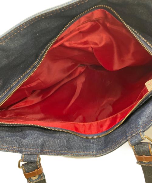 EVISU（エヴィス）EVISU (エビス) デニムトートバッグ インディゴの古着・服飾アイテム