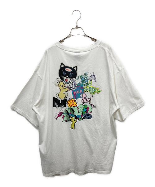 HUF（ハフ）HUF (ハフ) Tシャツ ホワイト サイズ:SIZE XXLの古着・服飾アイテム