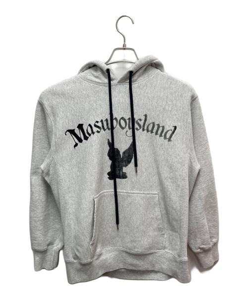 masu（エムエーエスユー）masu (エムエーエスユー) プルオーバーパーカー ライトグレー サイズ:SIZE 46の古着・服飾アイテム