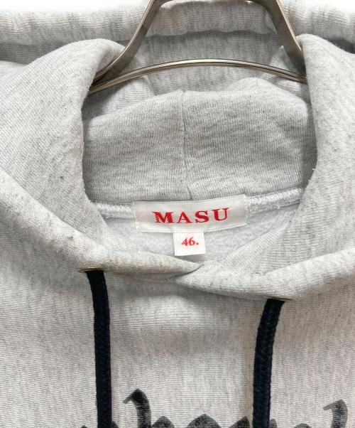 masu（エムエーエスユー）masu (エムエーエスユー) プルオーバーパーカー ライトグレー サイズ:SIZE 46の古着・服飾アイテム