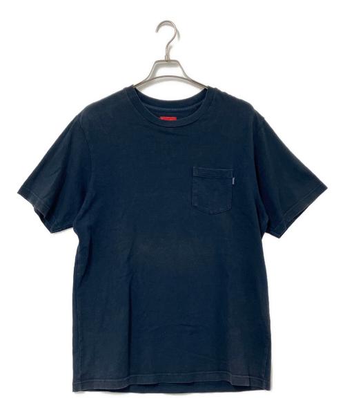 SUPREME（シュプリーム）SUPREME (シュプリーム) 半袖カットソー ネイビー サイズ:Lの古着・服飾アイテム