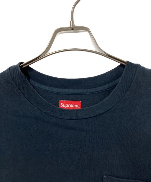 SUPREME（シュプリーム）SUPREME (シュプリーム) 半袖カットソー ネイビー サイズ:Lの古着・服飾アイテム