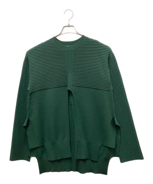 UN3D.（アンスリード）UN3D. (アンスリード) 22AW ROUND SLIT KT TOP グリーン サイズ:38の古着・服飾アイテム