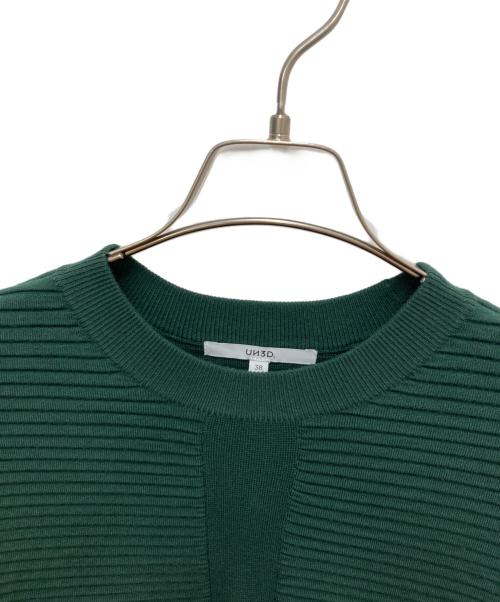 UN3D.（アンスリード）UN3D. (アンスリード) 22AW ROUND SLIT KT TOP グリーン サイズ:38の古着・服飾アイテム