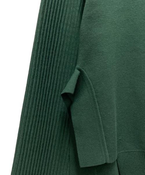 UN3D.（アンスリード）UN3D. (アンスリード) 22AW ROUND SLIT KT TOP グリーン サイズ:38の古着・服飾アイテム