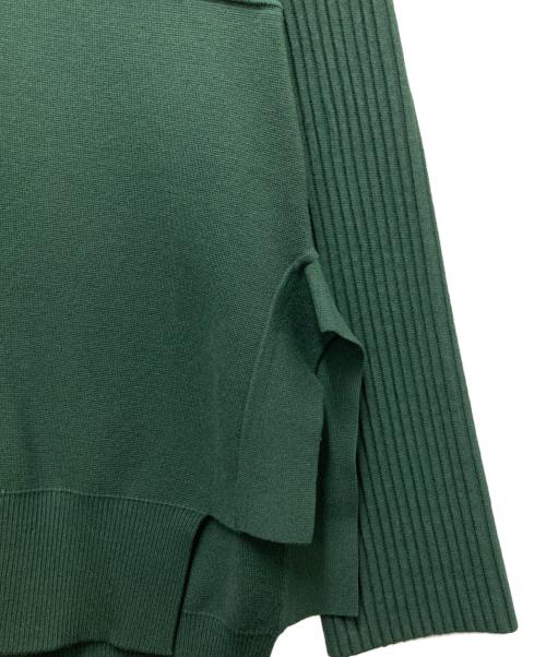 UN3D.（アンスリード）UN3D. (アンスリード) 22AW ROUND SLIT KT TOP グリーン サイズ:38の古着・服飾アイテム