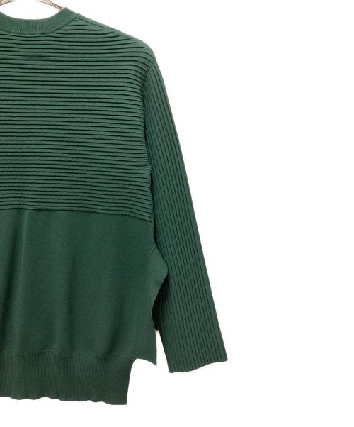 UN3D.（アンスリード）UN3D. (アンスリード) 22AW ROUND SLIT KT TOP グリーン サイズ:38の古着・服飾アイテム