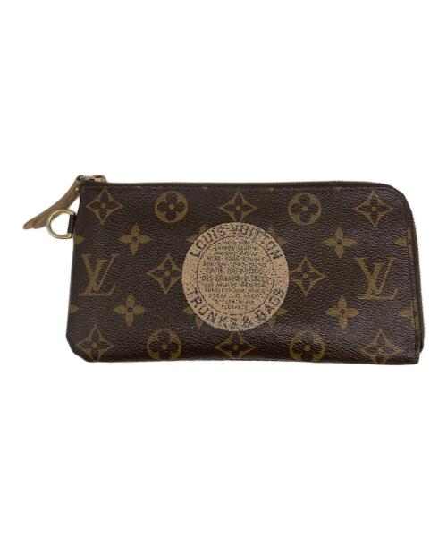 LOUIS VUITTON（ルイ ヴィトン）LOUIS VUITTON (ルイ ヴィトン) 長財布　ポルトフォイユ コンプリス ブラウンの古着・服飾アイテム