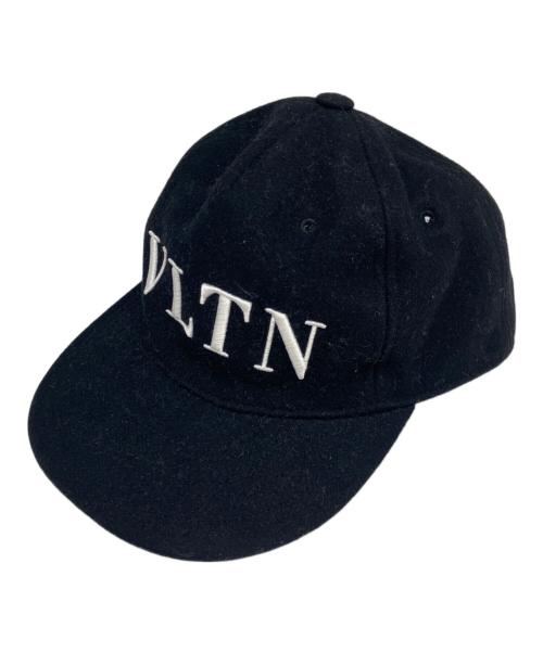 VALENTINO GARAVANI（ヴァレンティノ・ガラヴァーニ）VALENTINO GARAVANI (ヴァレンティノ・ガラヴァーニ) キャップ ブラックの古着・服飾アイテム