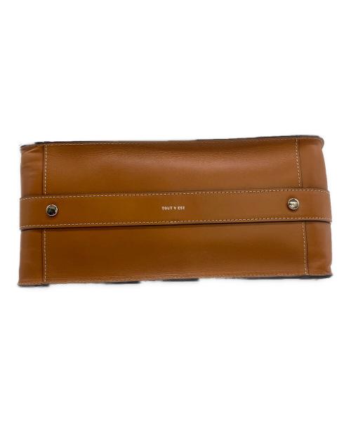 TOUT Y EST（トゥティエ）TOUT Y EST (トゥティエ) ワンショルダーバッグ ブラウンの古着・服飾アイテム