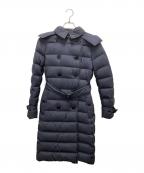 BURBERRY LONDONバーバリーロンドン）の古着「ダウンコート2021AW」｜ネイビー