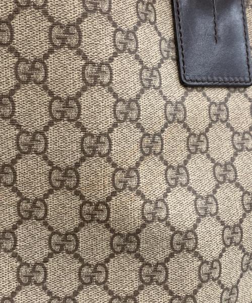 GUCCI（グッチ）GUCCI (グッチ) GGトートバッグ ベージュ×ブラウンの古着・服飾アイテム