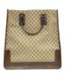 GUCCI（グッチ）の古着「GGトートバッグ」｜ベージュ×ブラウン