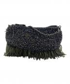 ANTEPRIMAアンテプリマ）の古着「フリンジショルダーバッグ」｜ブラック