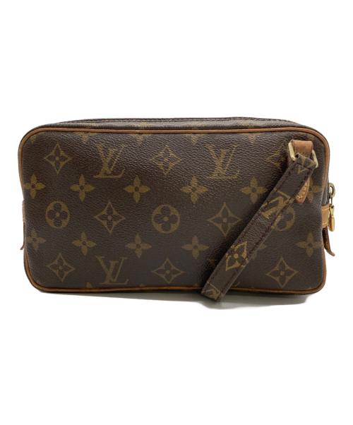 LOUIS VUITTON（ルイ ヴィトン）LOUIS VUITTON (ルイ ヴィトン) モノグラム ポシェット・マルリーバンドリエール ブラウンの古着・服飾アイテム