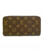 LOUIS VUITTONルイ ヴィトン）の古着「長財布 ジッピー ウォレット」｜ブラウン