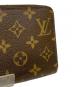 中古・古着 LOUIS VUITTON (ルイ ヴィトン) 長財布 ジッピー ウォレット  ブラウン：40000円