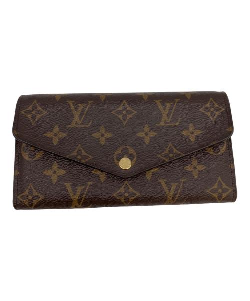 LOUIS VUITTON（ルイ ヴィトン）LOUIS VUITTON (ルイ ヴィトン) 長財布　ポルトフォイユ・サラ ブラウンの古着・服飾アイテム