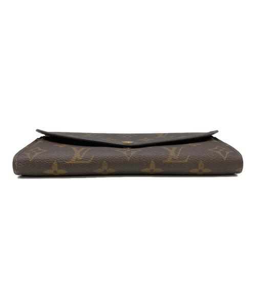 LOUIS VUITTON（ルイ ヴィトン）LOUIS VUITTON (ルイ ヴィトン) 長財布　ポルトフォイユ・サラ ブラウンの古着・服飾アイテム
