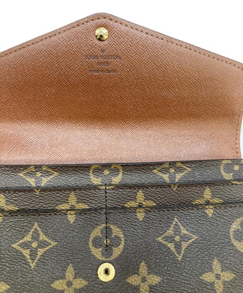 LOUIS VUITTON（ルイ ヴィトン）LOUIS VUITTON (ルイ ヴィトン) 長財布　ポルトフォイユ・サラ ブラウンの古着・服飾アイテム