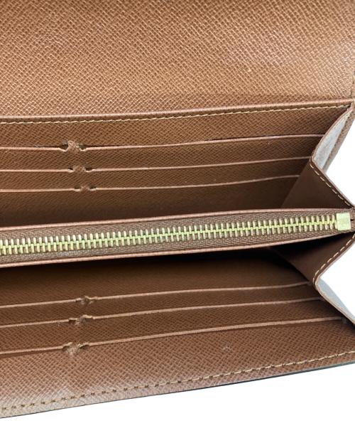 LOUIS VUITTON（ルイ ヴィトン）LOUIS VUITTON (ルイ ヴィトン) 長財布　ポルトフォイユ・サラ ブラウンの古着・服飾アイテム