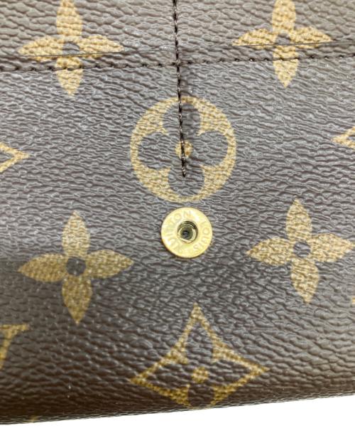 LOUIS VUITTON（ルイ ヴィトン）LOUIS VUITTON (ルイ ヴィトン) 長財布　ポルトフォイユ・サラ ブラウンの古着・服飾アイテム