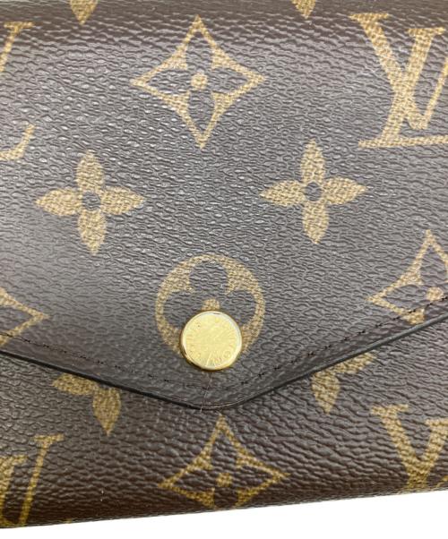 LOUIS VUITTON（ルイ ヴィトン）LOUIS VUITTON (ルイ ヴィトン) 長財布　ポルトフォイユ・サラ ブラウンの古着・服飾アイテム