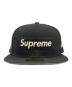 中古・古着 New Era (ニューエラ) SUPREME (シュプリーム) キャップ 59FIFTY ブラック サイズ:７　３/８（５８．７ｃｍ）：9000円