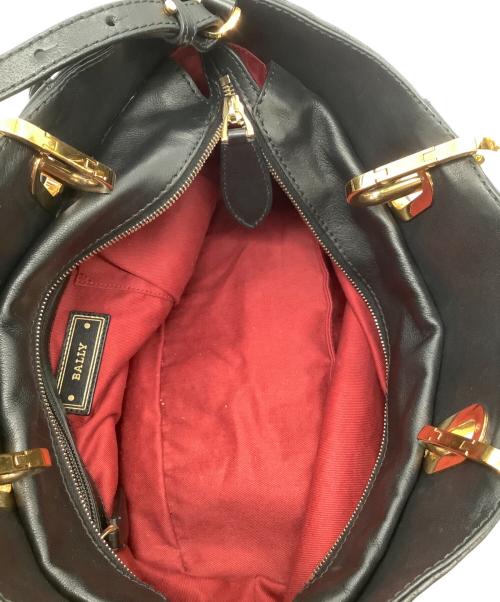 BALLY（バリー）BALLY (バリー) 2WAYショルダーバッグ ブラックの古着・服飾アイテム