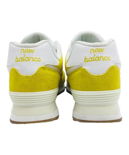 NEW BALANCE（ニューバランス）NEW BALANCE (ニューバランス) 574 イエロー サイズ:US9、UK8.5、EU42.5、JPN27の古着・服飾アイテム