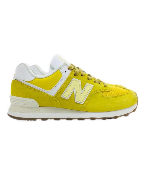 NEW BALANCE（ニューバランス）NEW BALANCE (ニューバランス) 574 イエロー サイズ:US9、UK8.5、EU42.5、JPN27の古着・服飾アイテム