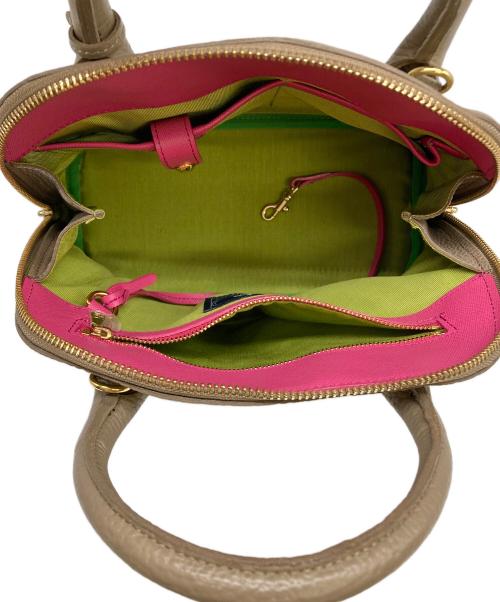 A.D.M.J.（エーディーエムジェイ）A.D.M.J. (エーディーエムジェイ) 2WAYショルダーバッグ ベージュの古着・服飾アイテム