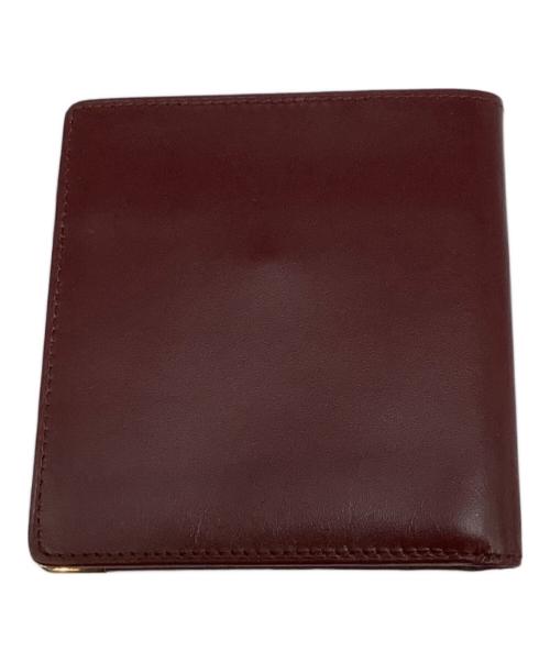 Cartier（カルティエ）Cartier (カルティエ) 2つ折り財布　マストライン ボルドーの古着・服飾アイテム