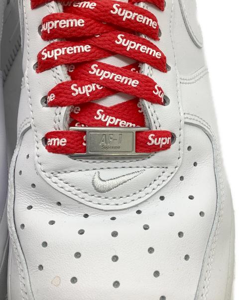 NIKE（ナイキ）NIKE (ナイキ) SUPREME (シュプリーム) AIR FORCE 1 LOW”WHITE” ホワイト サイズ:US8.5の古着・服飾アイテム