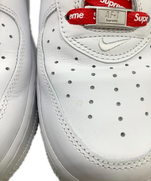 NIKE（ナイキ）NIKE (ナイキ) SUPREME (シュプリーム) AIR FORCE 1 LOW”WHITE” ホワイト サイズ:US8.5の古着・服飾アイテム