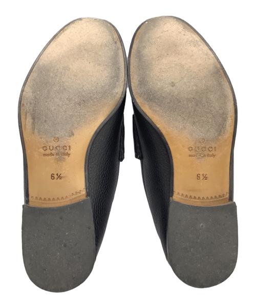 GUCCI（グッチ）GUCCI (グッチ) ホースビットローファー ブラック サイズ:SIZE　６１/２の古着・服飾アイテム