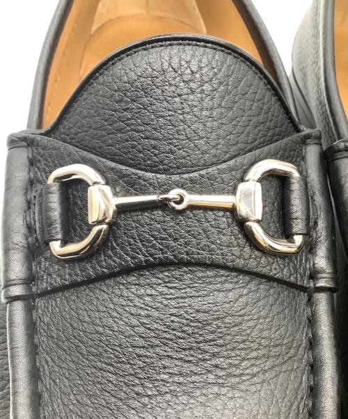 GUCCI（グッチ）GUCCI (グッチ) ホースビットローファー ブラック サイズ:SIZE　６１/２の古着・服飾アイテム