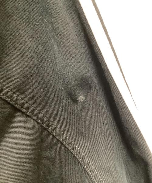 BALENCIAGA（バレンシアガ）BALENCIAGA (バレンシアガ) adidas (アディダス) 23SSクラッシュ加工サイドラインデニムジャケット ブラック サイズ:SIZE　Lの古着・服飾アイテム